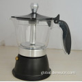Stove Top  Moka Coffee Maker Burning ordinary coffee maker espresso stove-up 4cups Supplier
